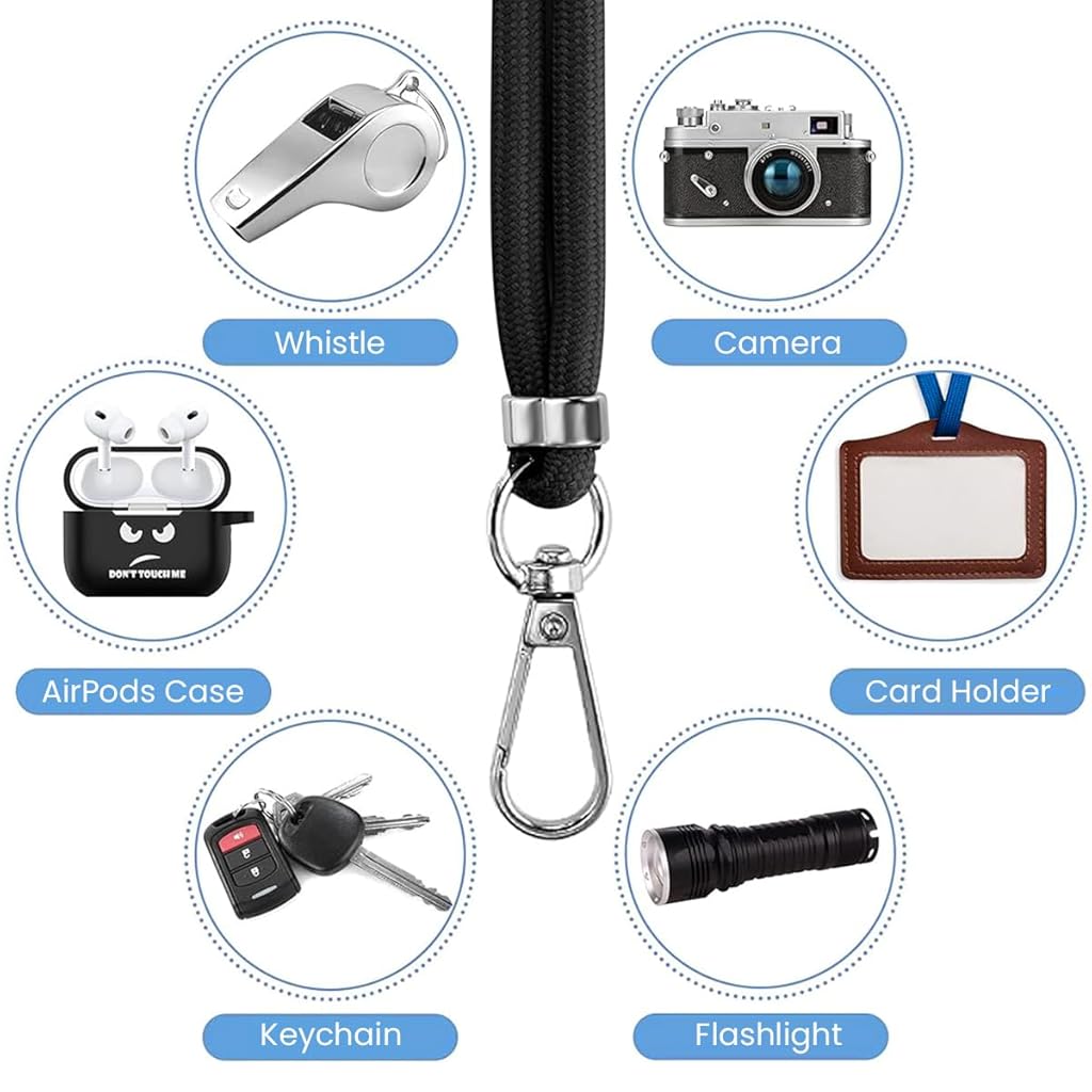ZORBES® Phone Lanyard for Case Adjustable Strap Set Universal Neck and Wrist with 2 Self-Adhesive Inserts Sling Not Includes 3 PCS ZORBES® Phone Lanyard for Case Adjustable Strap Set Universal Neck and Wrist with 2 Self-Adhesive Inserts Sling Not Includes 3 PCS